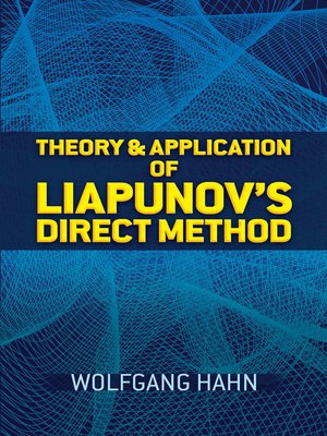 cover image of Theory and Application of Liapunov's Direct Method